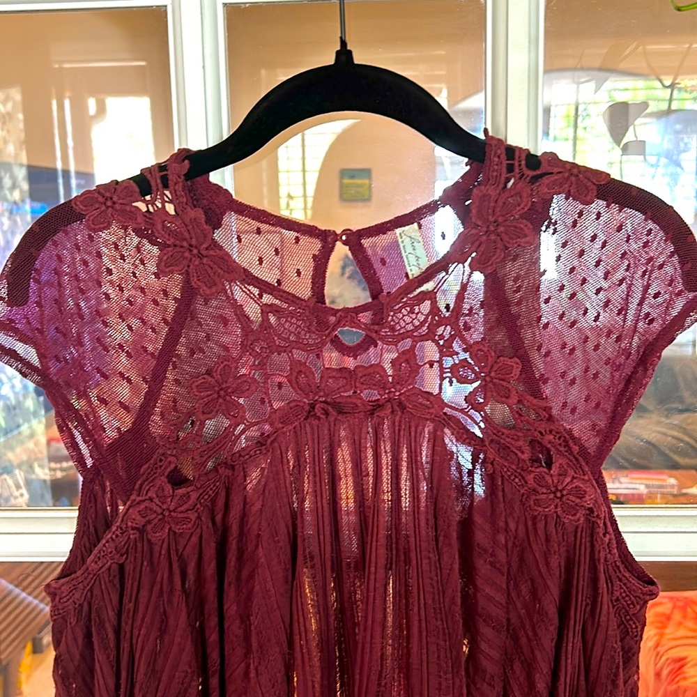 Free People Flowing Blouse